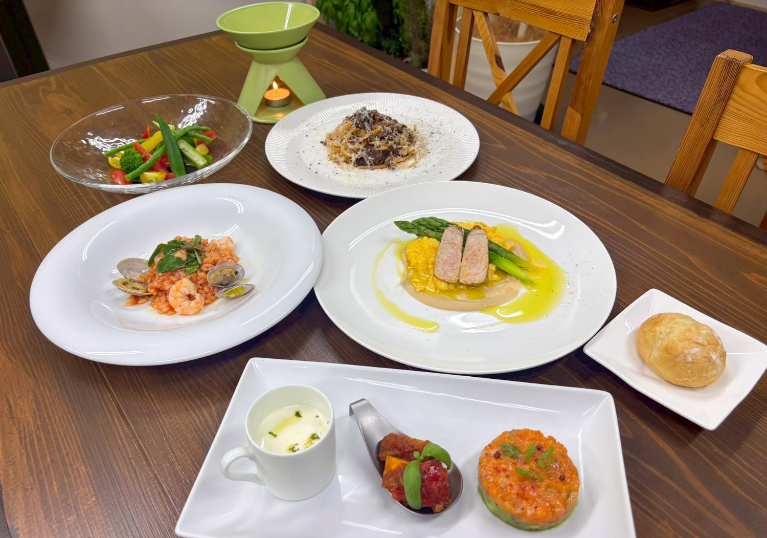 陸前高田の夜ご飯・ディナーにぴったりなコース料理