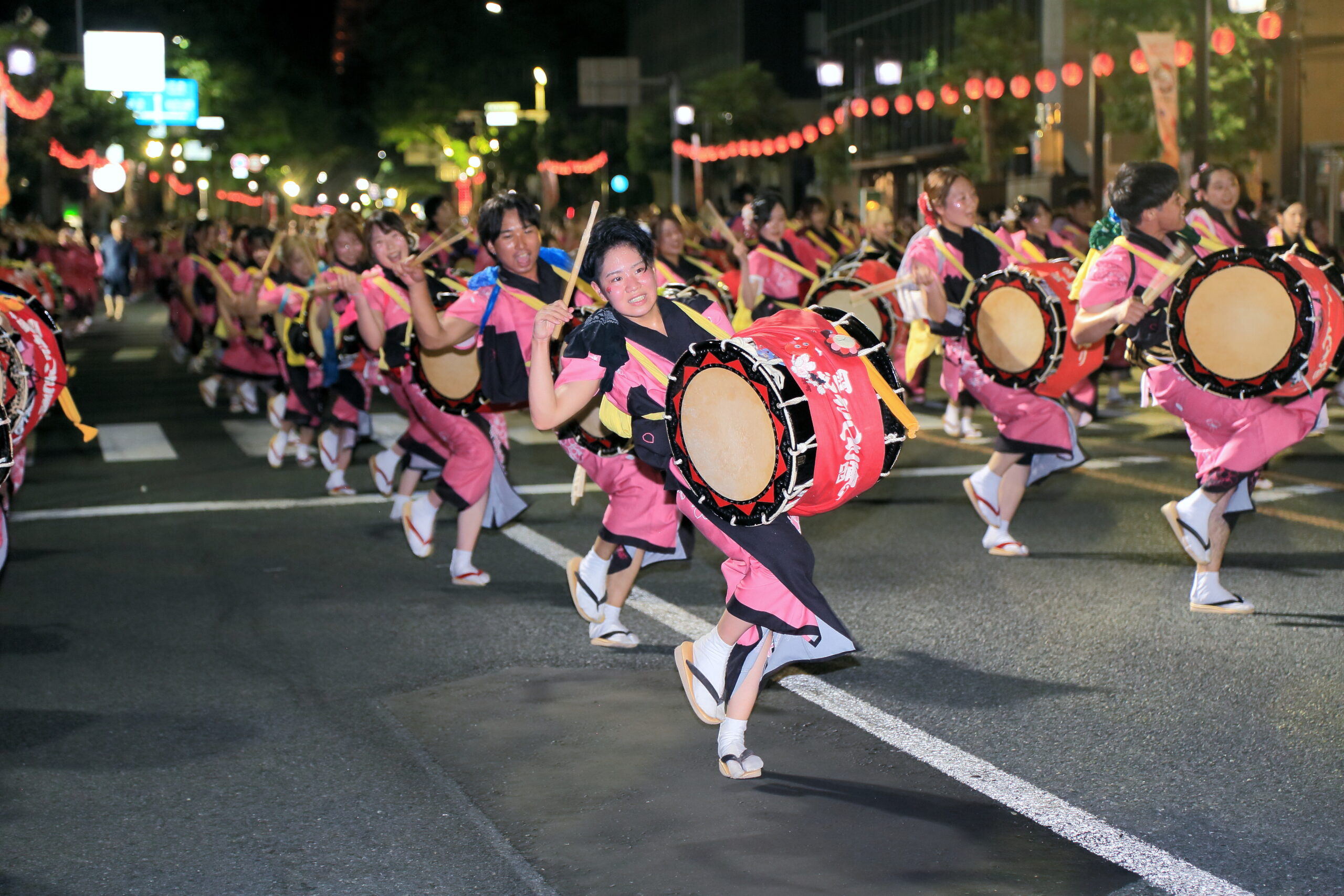 郷土芸能の演舞